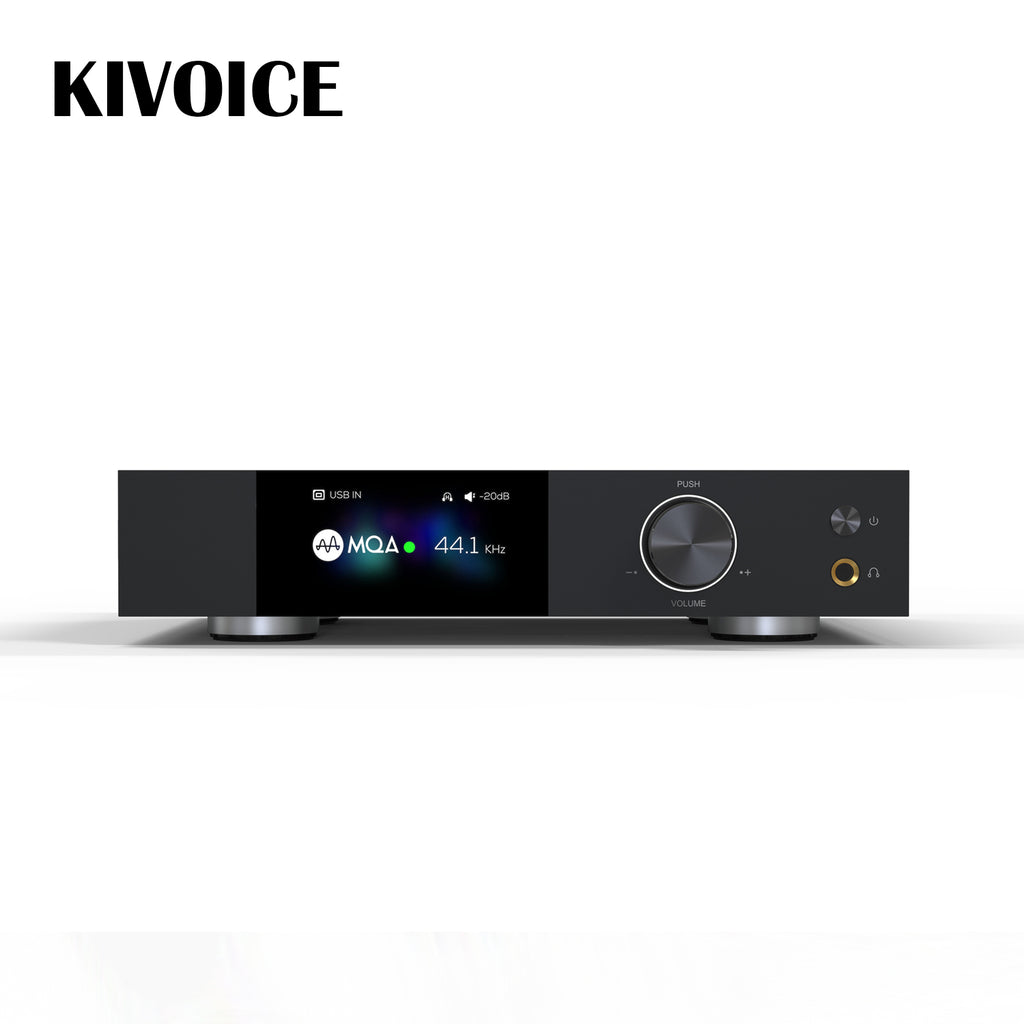 KIVOICE Hi-Fi Audio DAC for audiophile (Black)