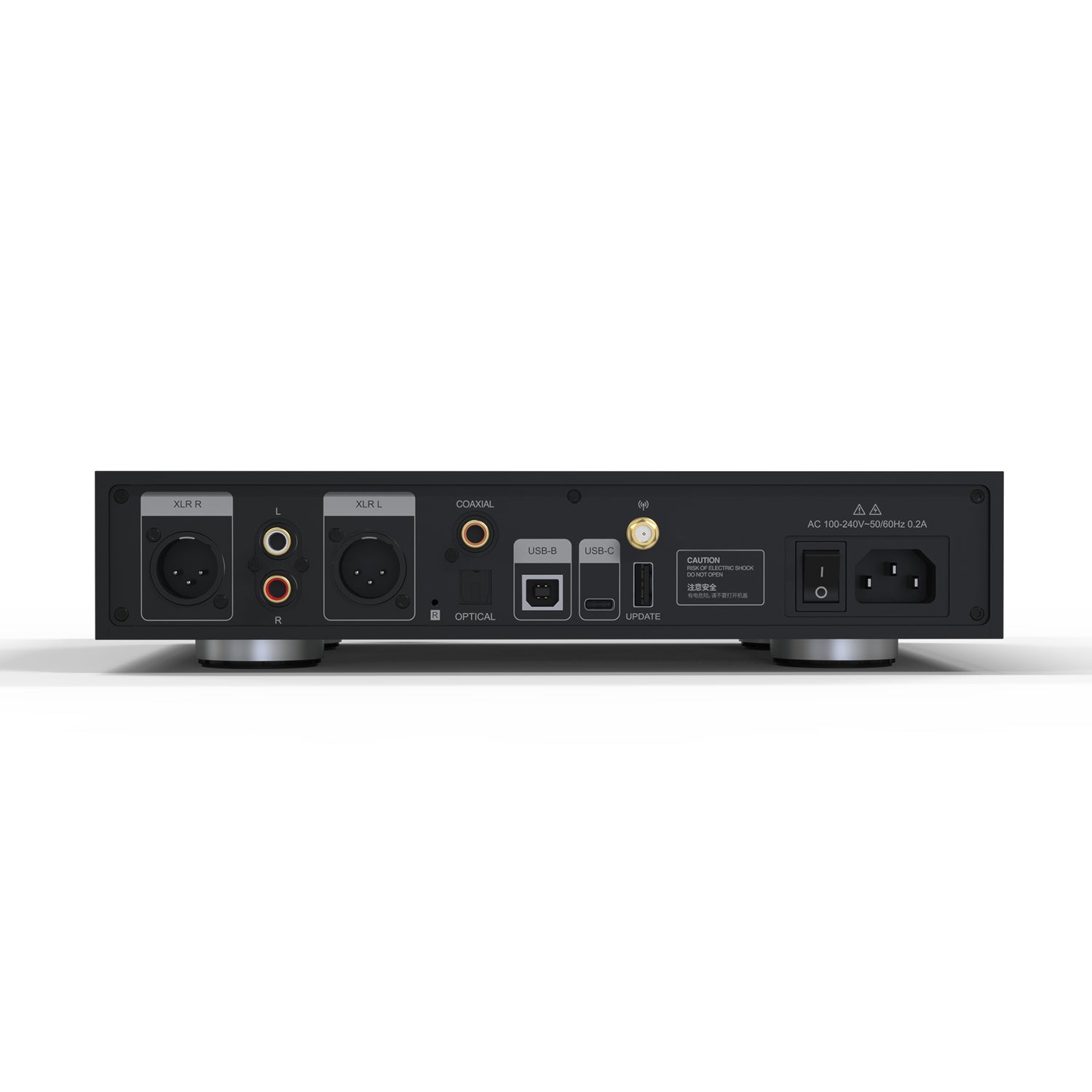 KIVOICE Hi-Fi Audio DAC for audiophile (Black)